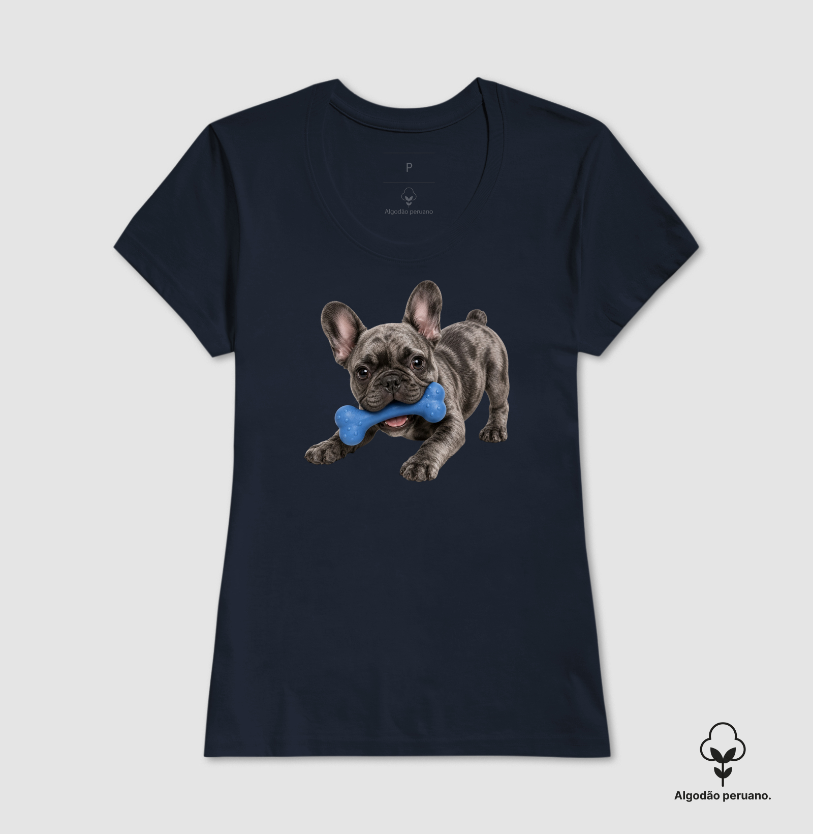 Bulldog (Buldogue) Francês Cinza - Desenho Animado - Imagem 7
