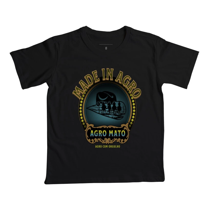 Camiseta Infantil Made In Agro - Imagem 4
