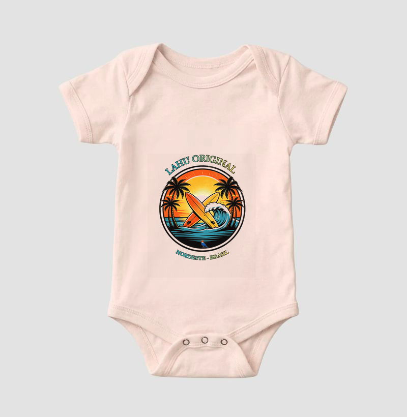 “Sinta a energia das ondas nordestinas com a estampa Lahu Original. Cores vibrantes, estilo surf e alma brasileira — feita para quem carrega o sol e o mar no coração. Vista o Nordeste, vista Lahu!” - Imagem 5
