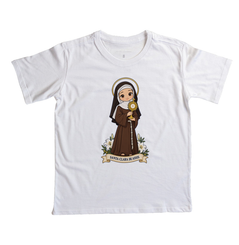 Santa Clara de Assis estilo chibi - Imagem 2