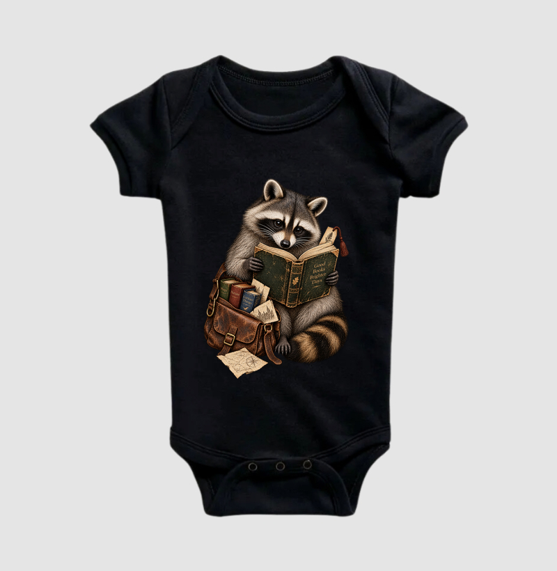 Camiseta Guaxinim Leitor - Imagem 2
