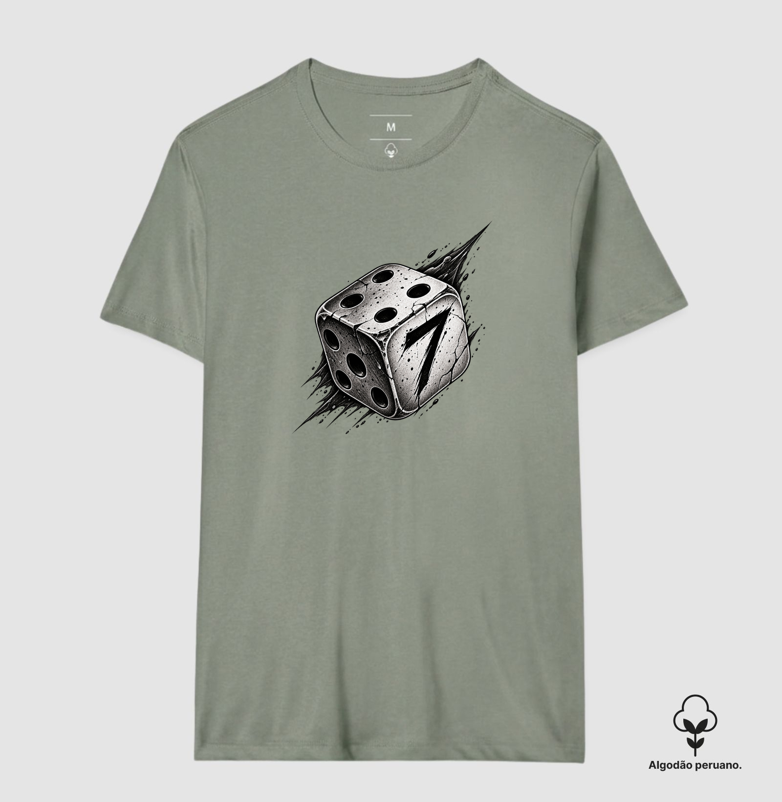 Camiseta Algodão Peruano — Dado | SEVENTH - Imagem 2