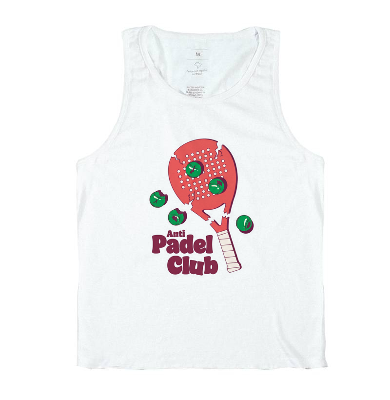Camiseta Anti Padel Club Raquete Quebrada - Imagem 2