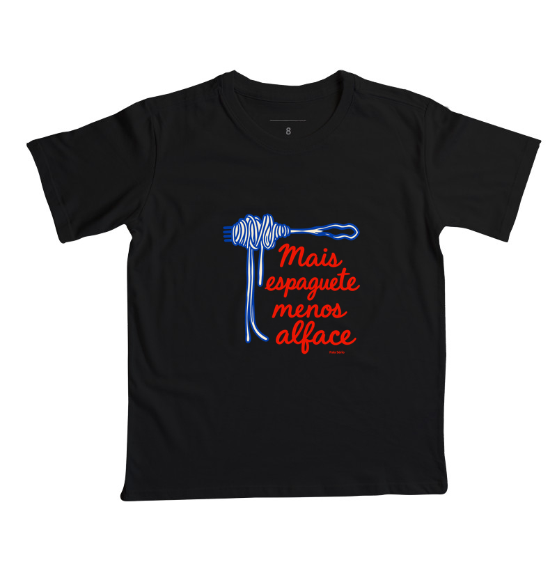 Camiseta Infantil Mais Espaguete  - Imagem 8