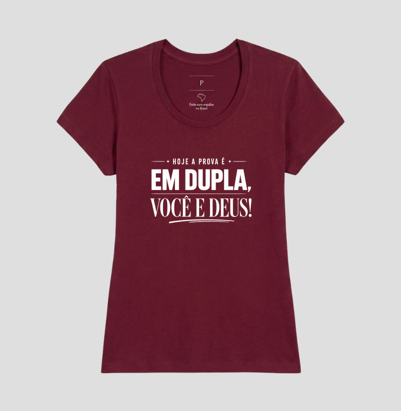 Camiseta Unissex Algodão Prova em Dupla  - Imagem 19