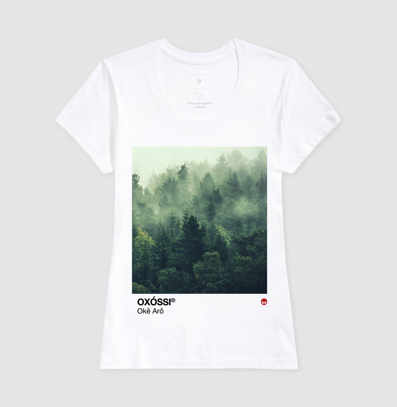 Camiseta Umbanda Orixá Oxóssi - Mata - Imagem 5