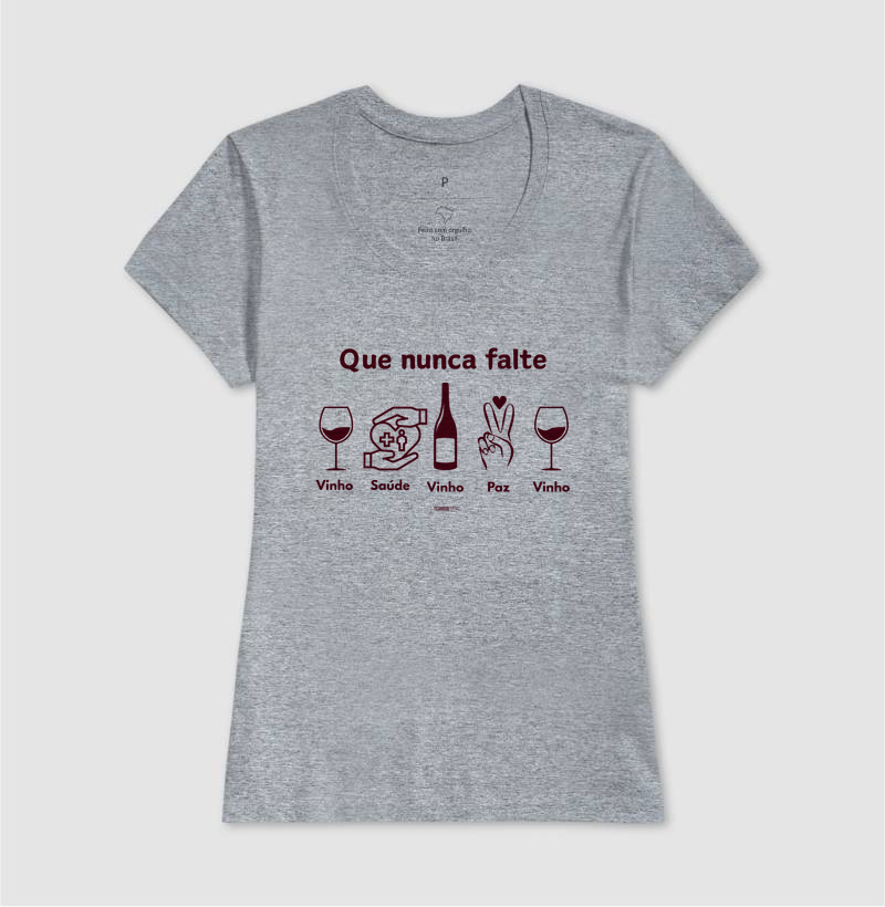 Camiseta Vinho - Que nunca Falte - Imagem 9