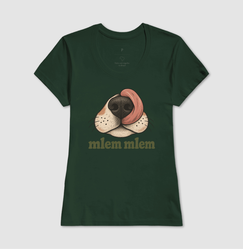 Camiseta Cachorro Feliz "mlem mlem" | Pet Lover | Pelo & Pano - Imagem 13