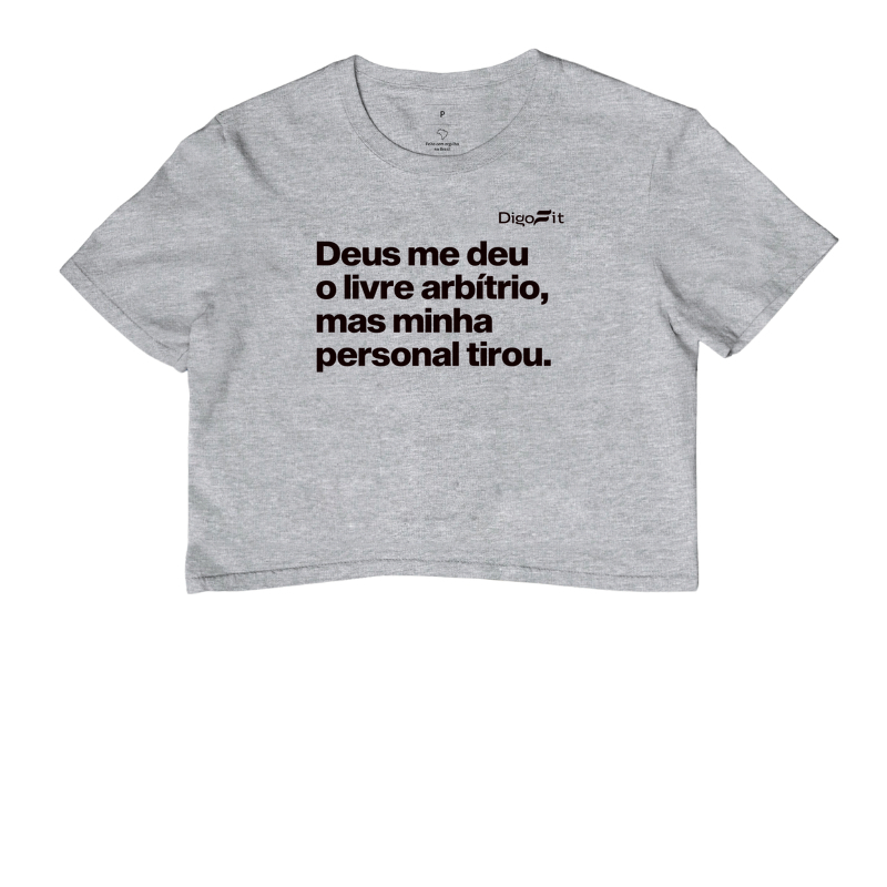 CROPPED ACADEMIA MINHA PERSONAL TIROU MEU LIVRE ARBÍTRIO - Imagem 6
