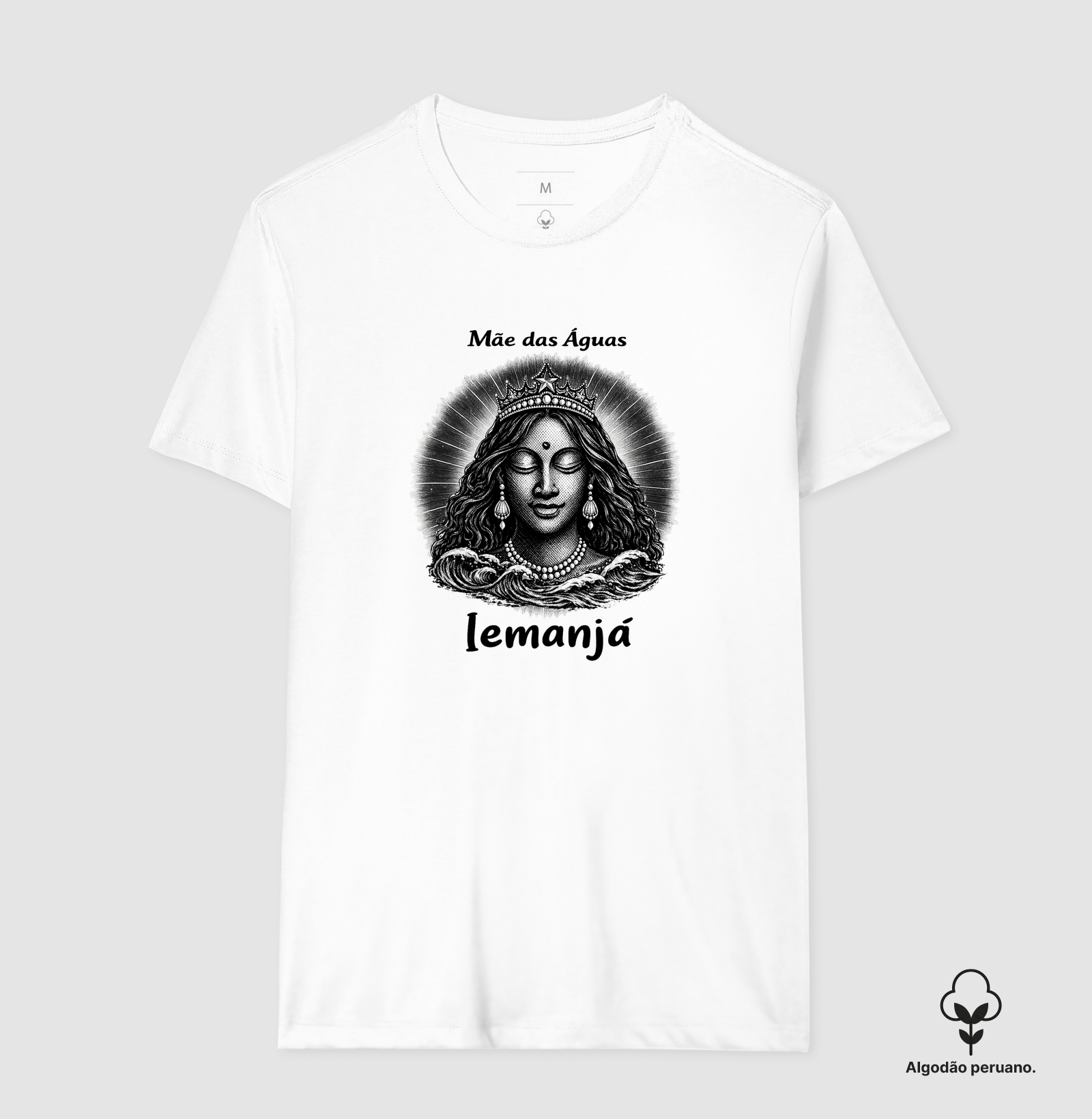 Iemanjá • Mãe das Águas (algodão peruano) - Imagem 9