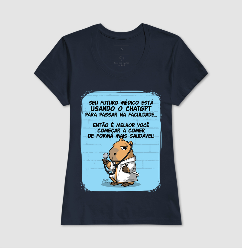 Camiseta Capivara Médico - Imagem 7