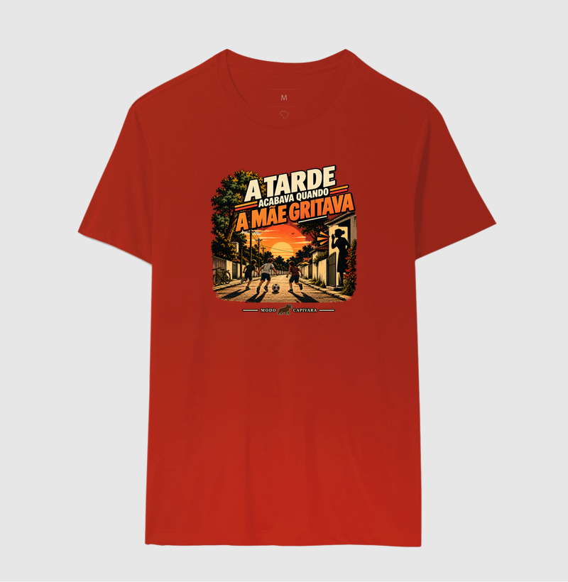 A TARDE ACABAVA QUANDO A MAE GRITAVA - Modo capivara - Camiseta - Imagem 12