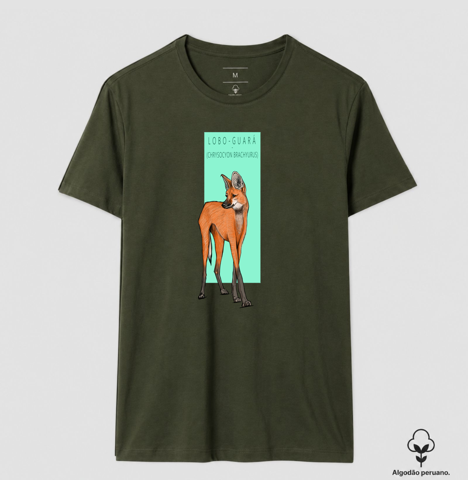 Camiseta Algodão Peruano Lobo-guará - Imagem 9