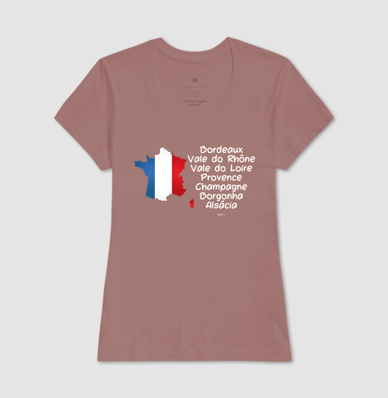 Camiseta Vinho - Regiões da França - Imagem 17