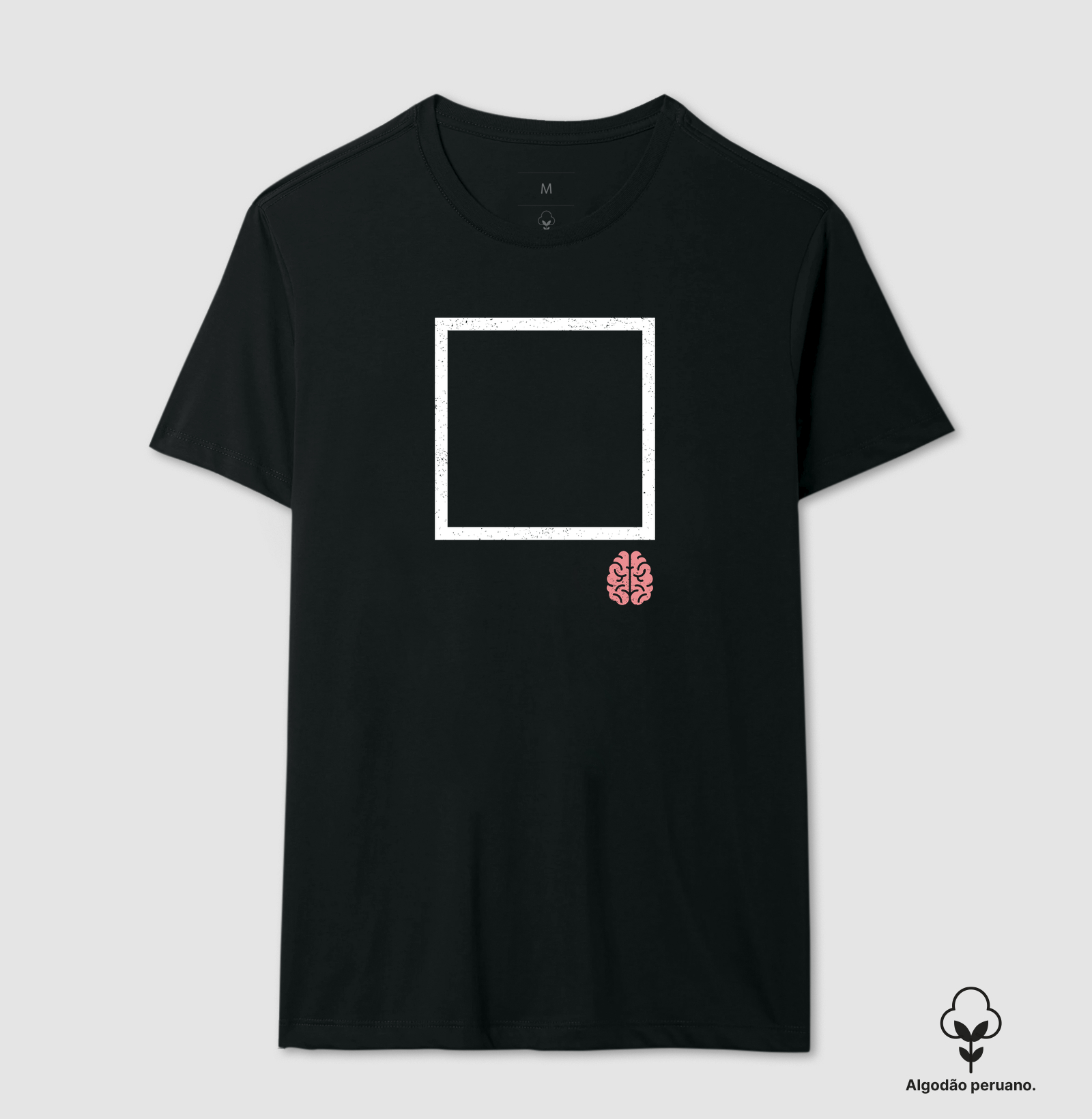 Camiseta Algodão Peruano Pense fora da Caixa - Imagem 2