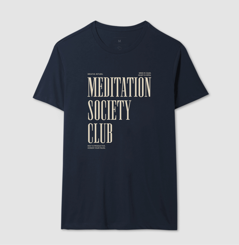 Camiseta - Meditation Society Club - Imagem 8
