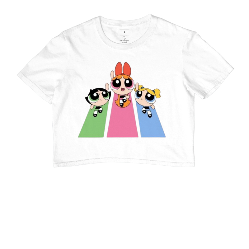 Camisa das meninas Super Poderosas - Imagem 3