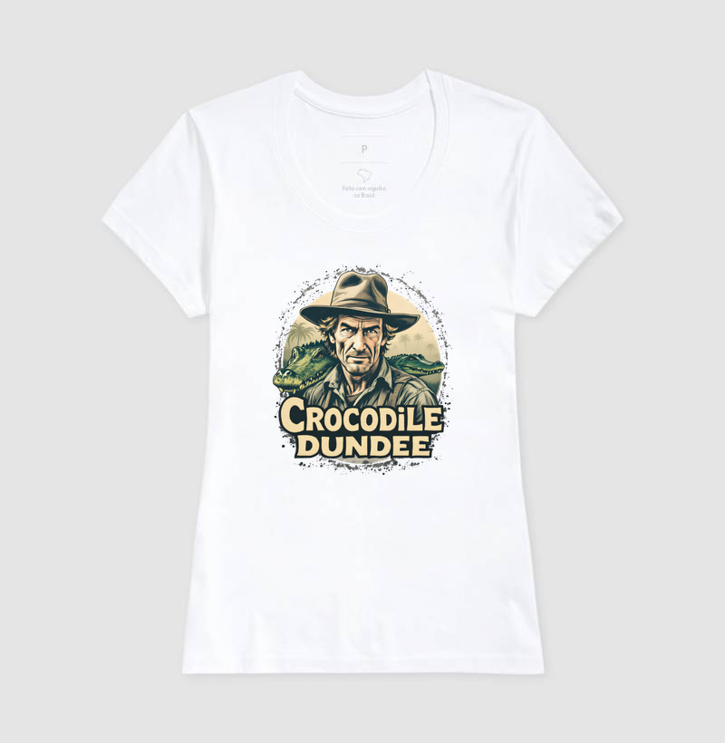 Camiseta Crocodilo Dundee Selvagem - Imagem 5
