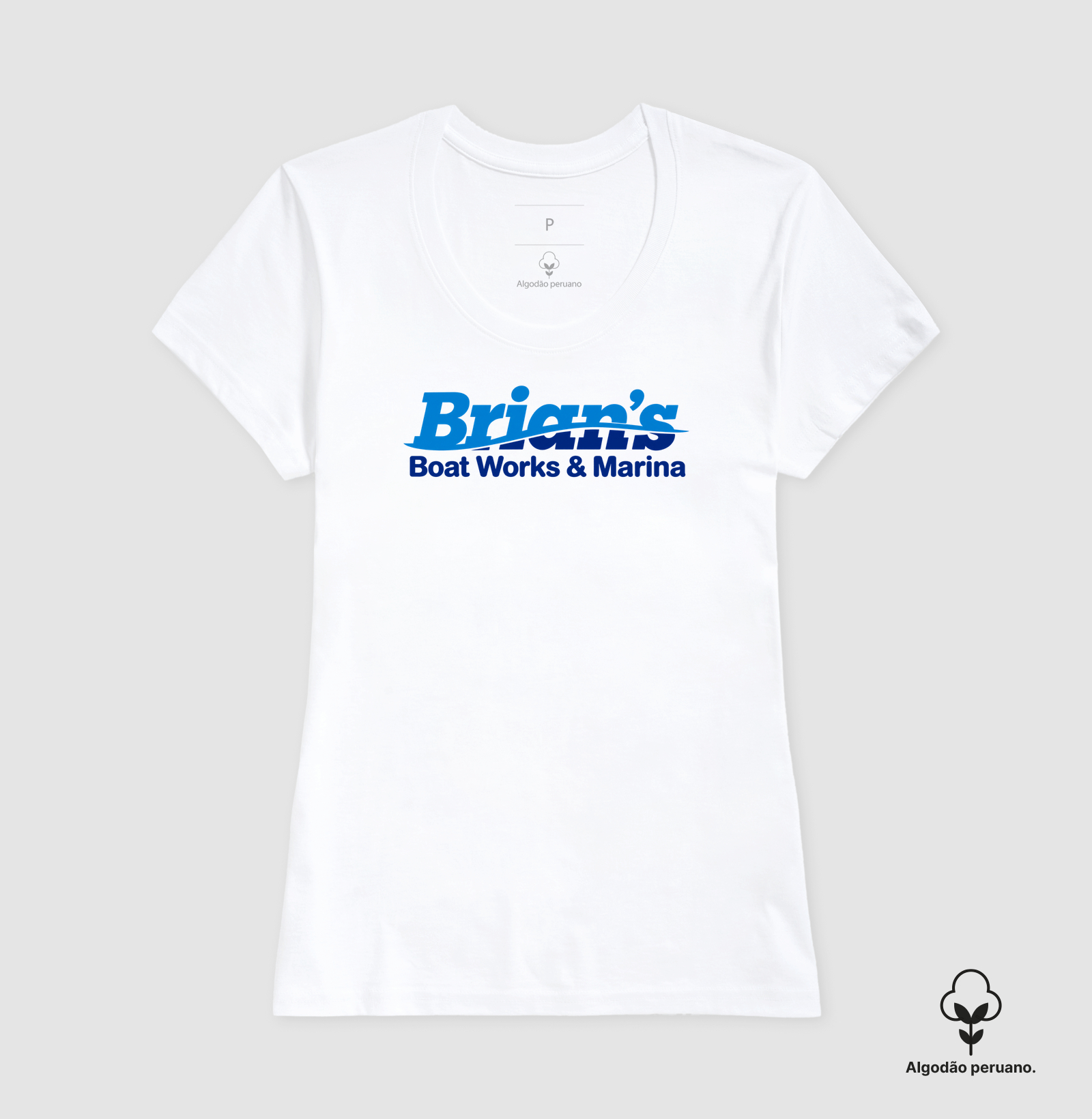 Camiseta Algodão Peruano GTA 6 Brian's Boat Works & Marina - Imagem 3