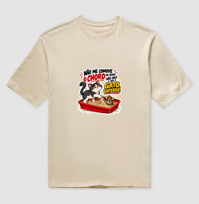 Camiseta Gato Poop em Algodão - Imagem 3