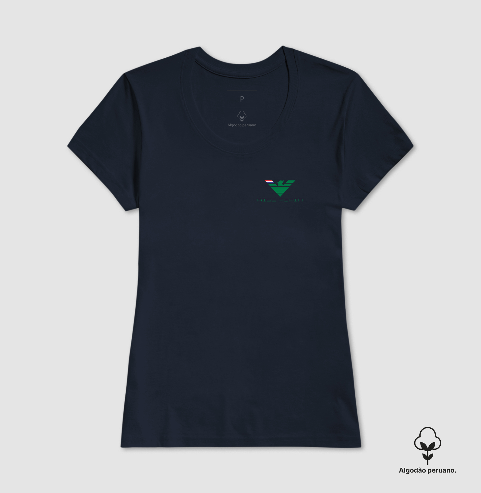RISE AGAIN é uma estampa que simboliza força, superação e recomeços. Seu design geométrico moderno em tons de verde cria um visual elegante e cheio de personalidade. Ideal para quem acredita que sempre é possível se reinventar e seguir mais forte do que antes. 💚✨  "Levante-se. Evolua. Rise Again." - Imagem 5