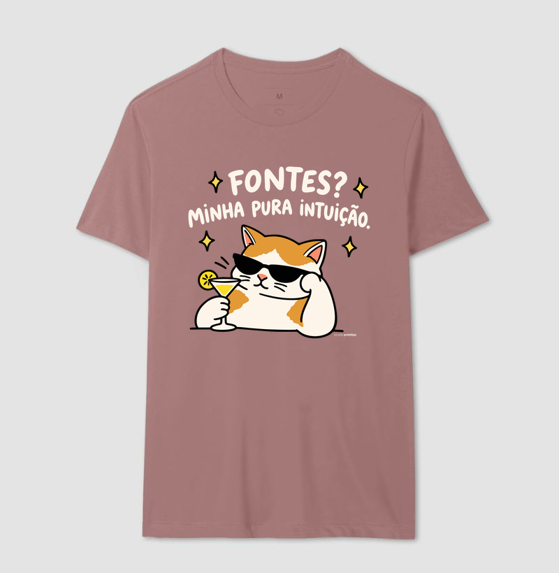 Camiseta Fontes? Minha Pura Intuição - Imagem 16