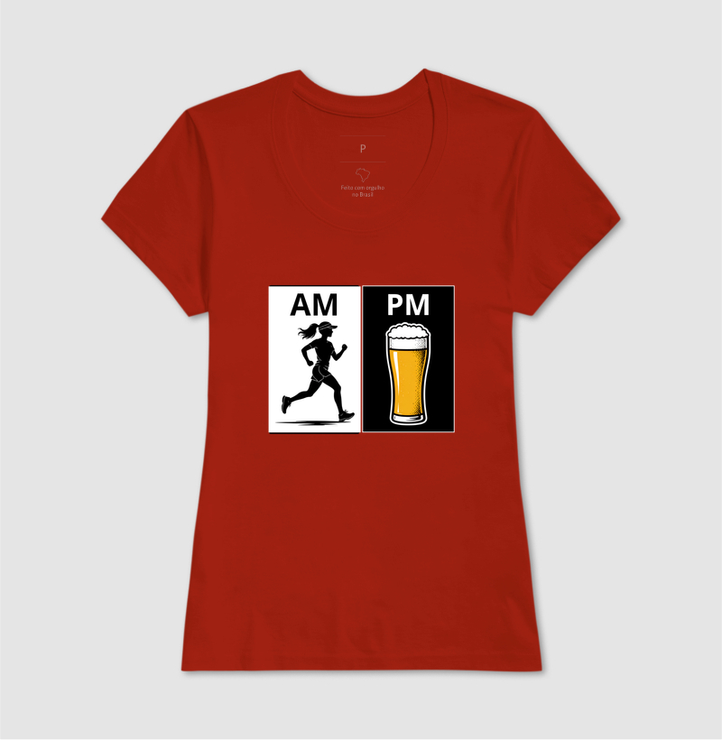 Camiseta Corrida - Corredora AM, Cerveja PM - Imagem 11