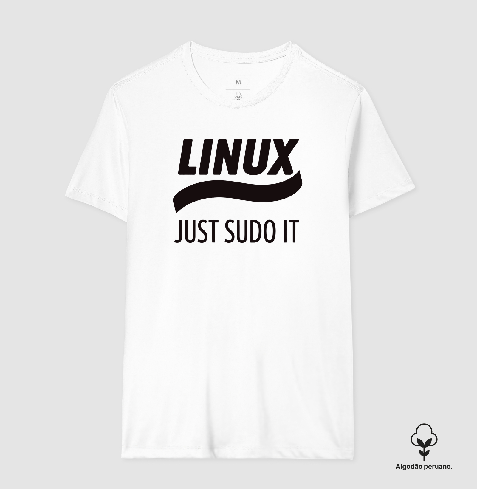 Camiseta Algodão Peruano Just Sudo It - Imagem 5