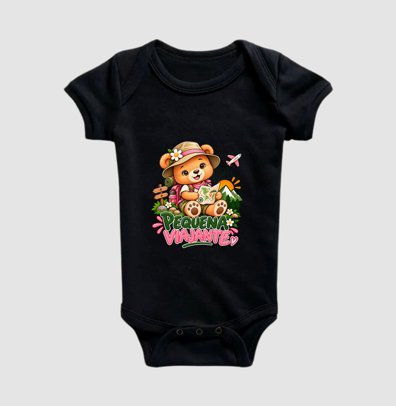 Body Infantil | Pequena Viajante - Menina  - Imagem 4