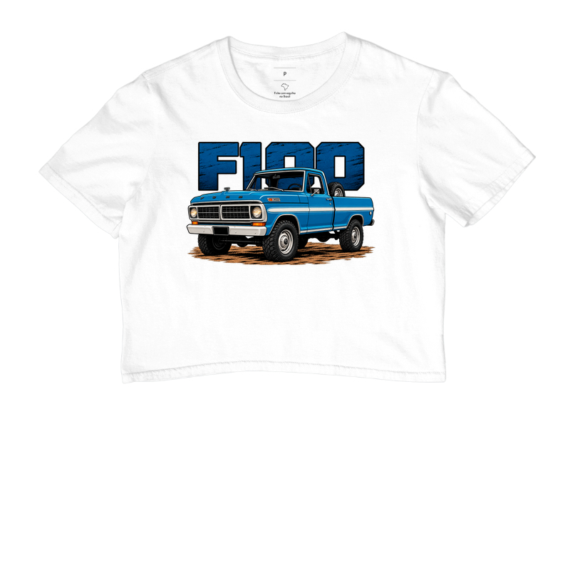 Camiseta cropped feminina F100 - Imagem 6