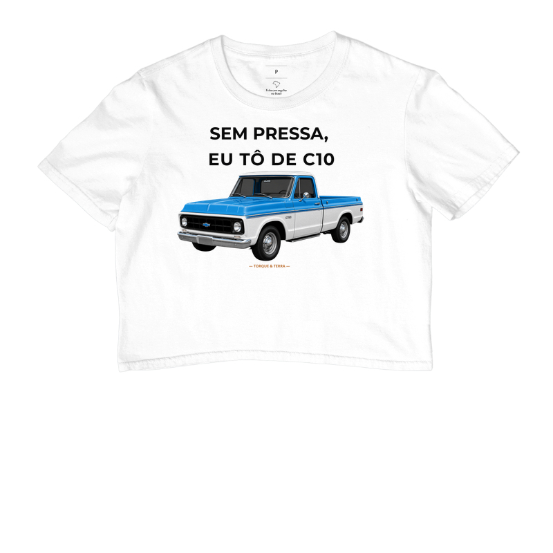 Sem pressa, eu tô de C10 - azul e branca - Imagem 3
