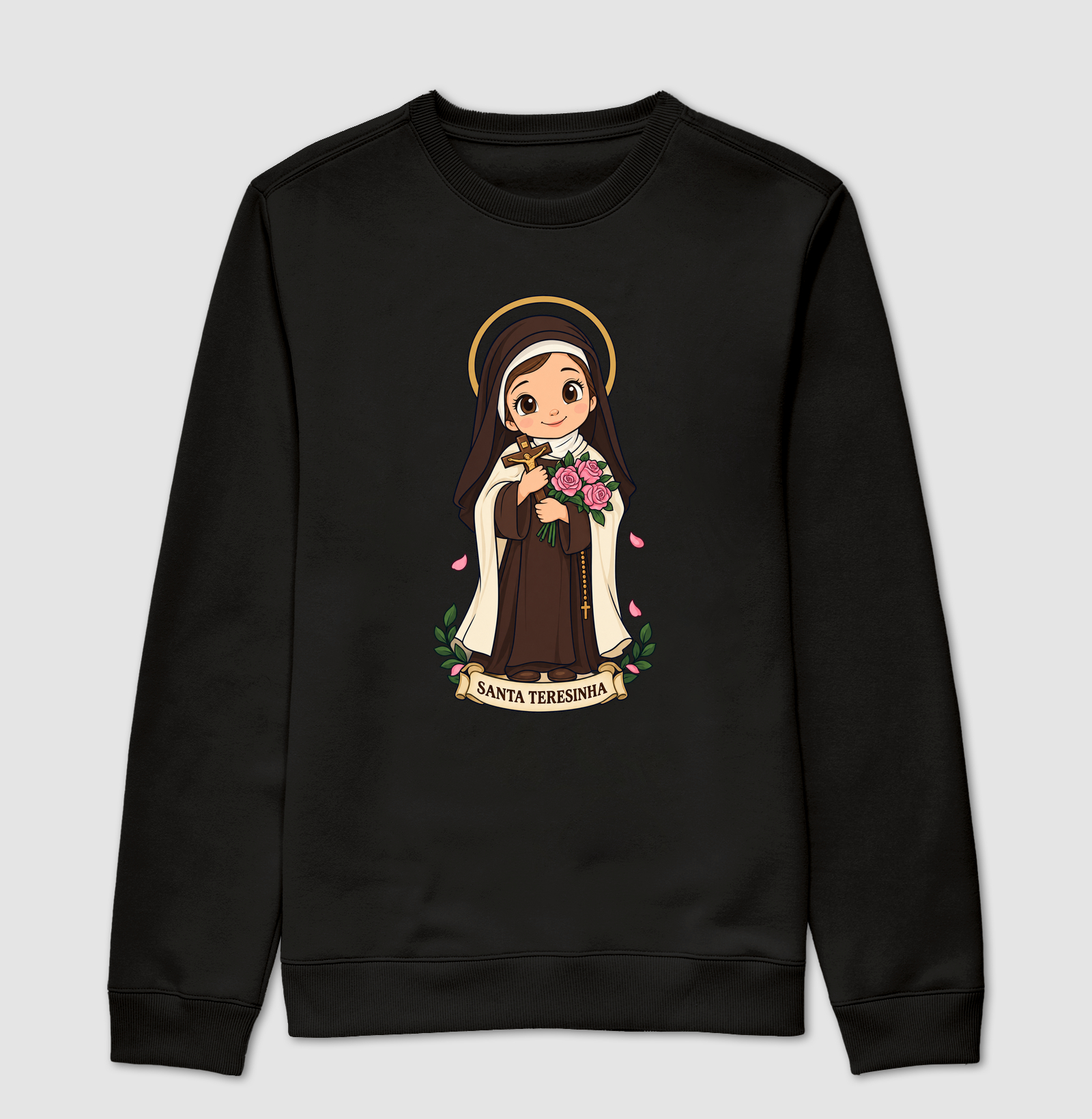 Santa Terezinha estilo chibi - Imagem 4