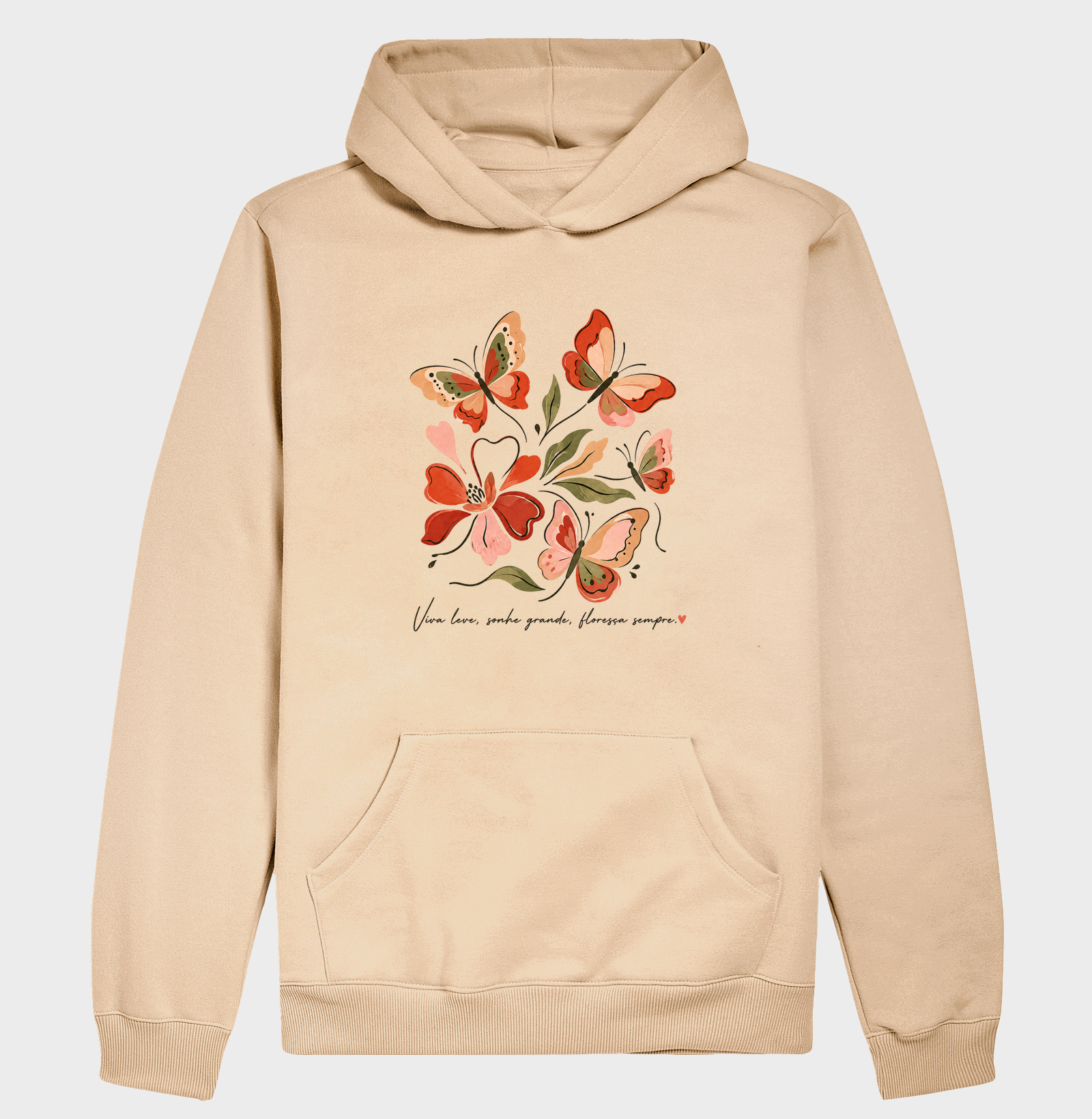 Camiseta Viva leve, Sonhe grande, Floresça sempre. - Imagem 5