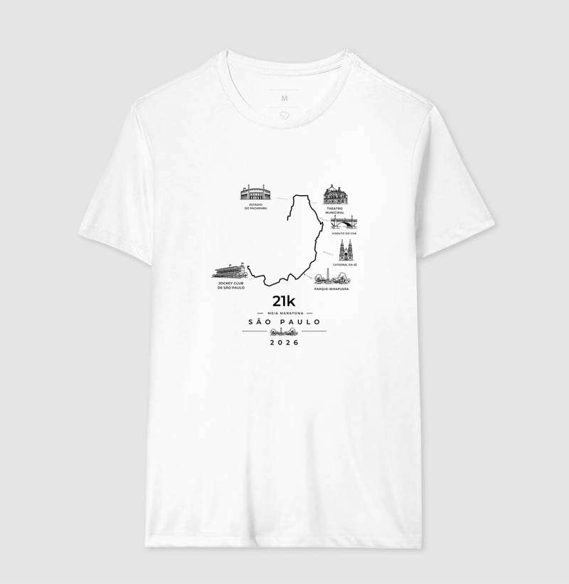Camiseta Meia Maratona - 21 K Por São Paulo 2026 - Imagem 4