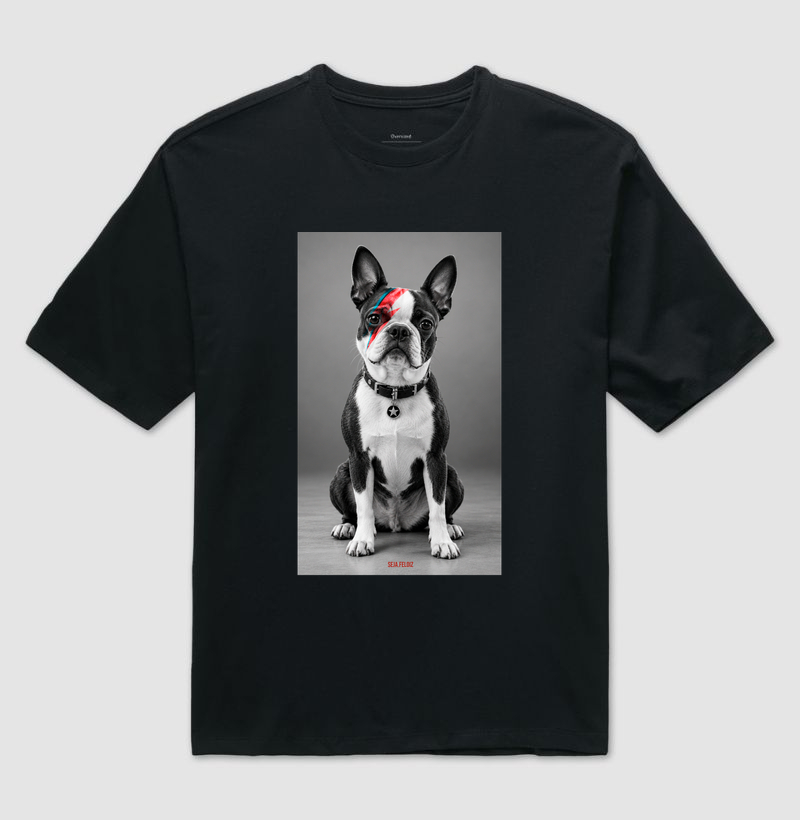Glam Rock Boston Terrier ⚡ - Imagem 2