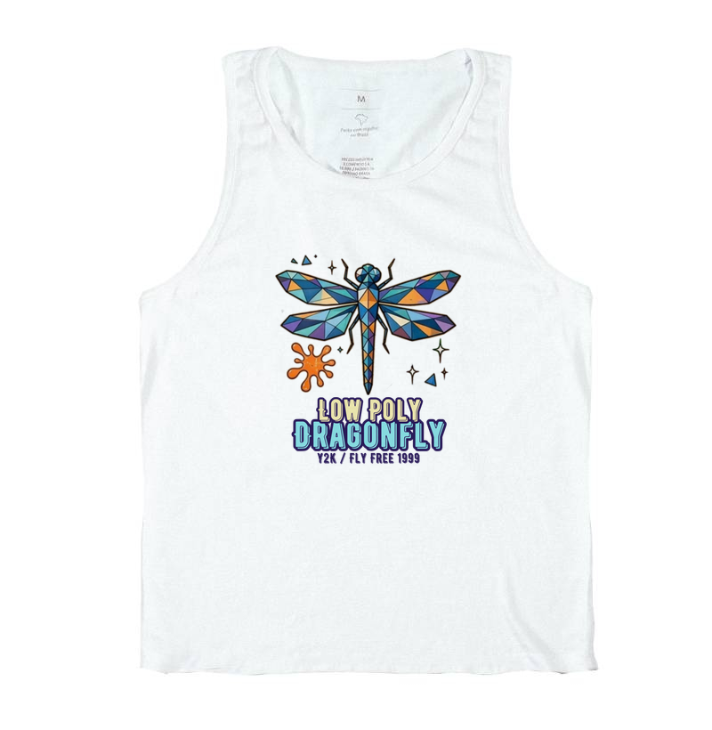 Camiseta Y2K Low Poly Dragonfly - Imagem 2