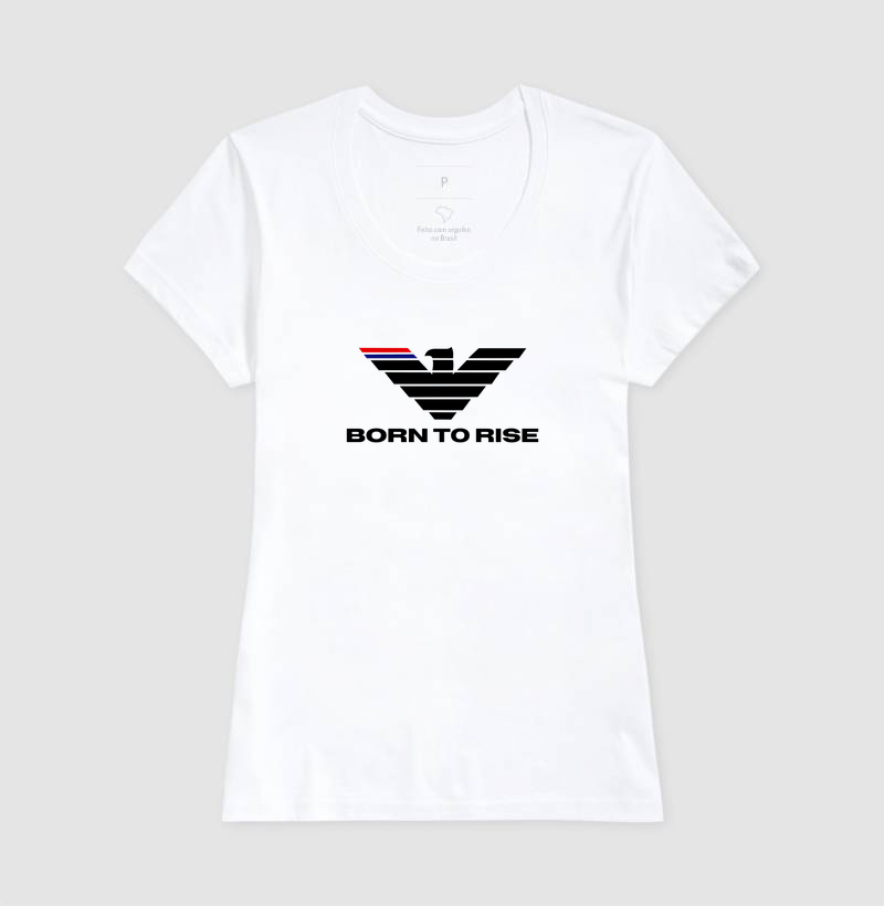 Born to Rise: A Grandeza de Quem Nasceu para Voar Alto A estampa Born to Rise é uma poderosa expressão de coragem, propósito e superação. Inspirada na imponência da águia, símbolo máximo de visão, liberdade e liderança, a arte representa aqueles que enfrentam desafios de frente e transformam cada obstáculo em um degrau para alcançar o sucesso. - Imagem 3