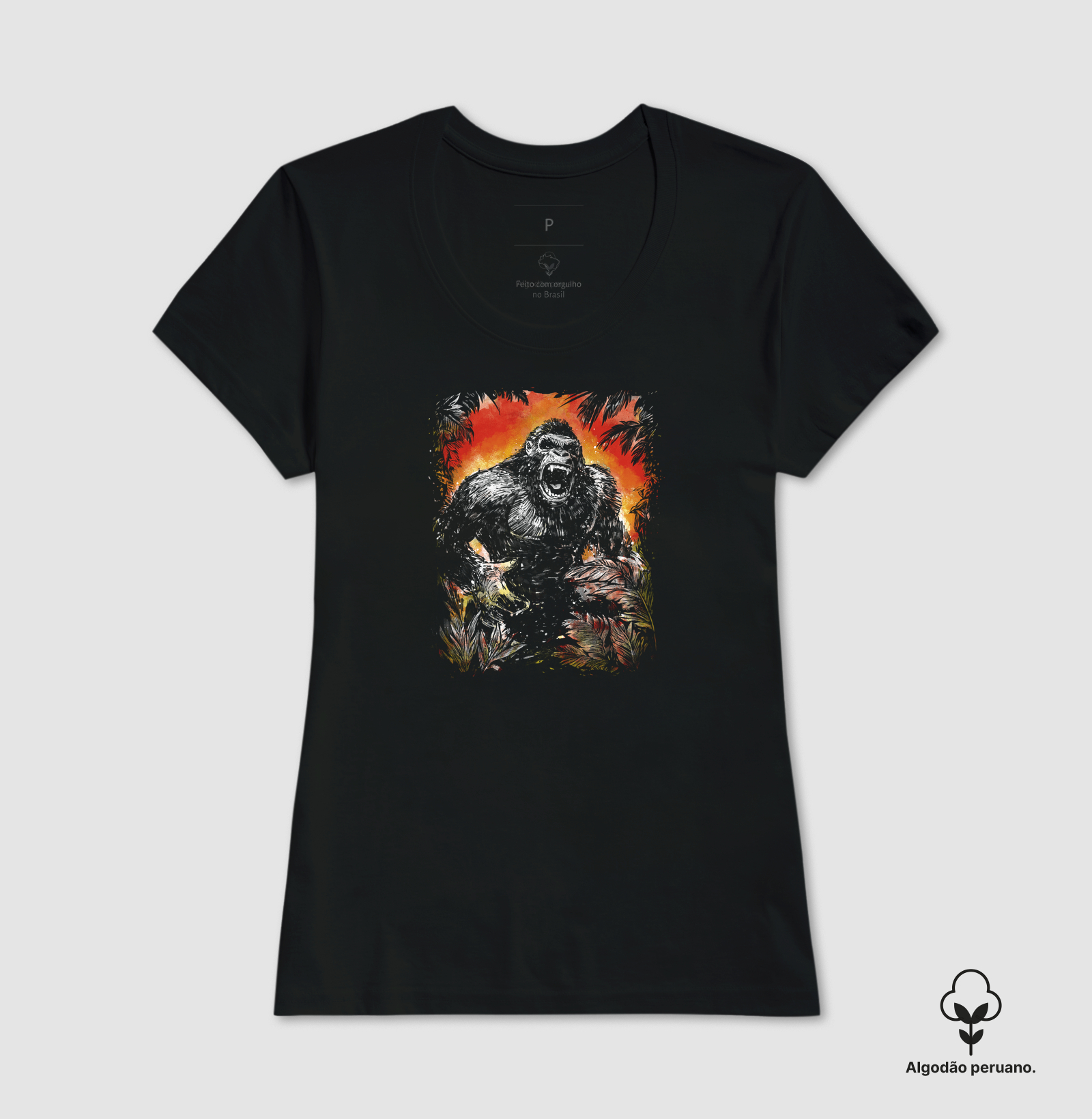 Camiseta The king of Skull Island Algodão Peruano - Imagem 3