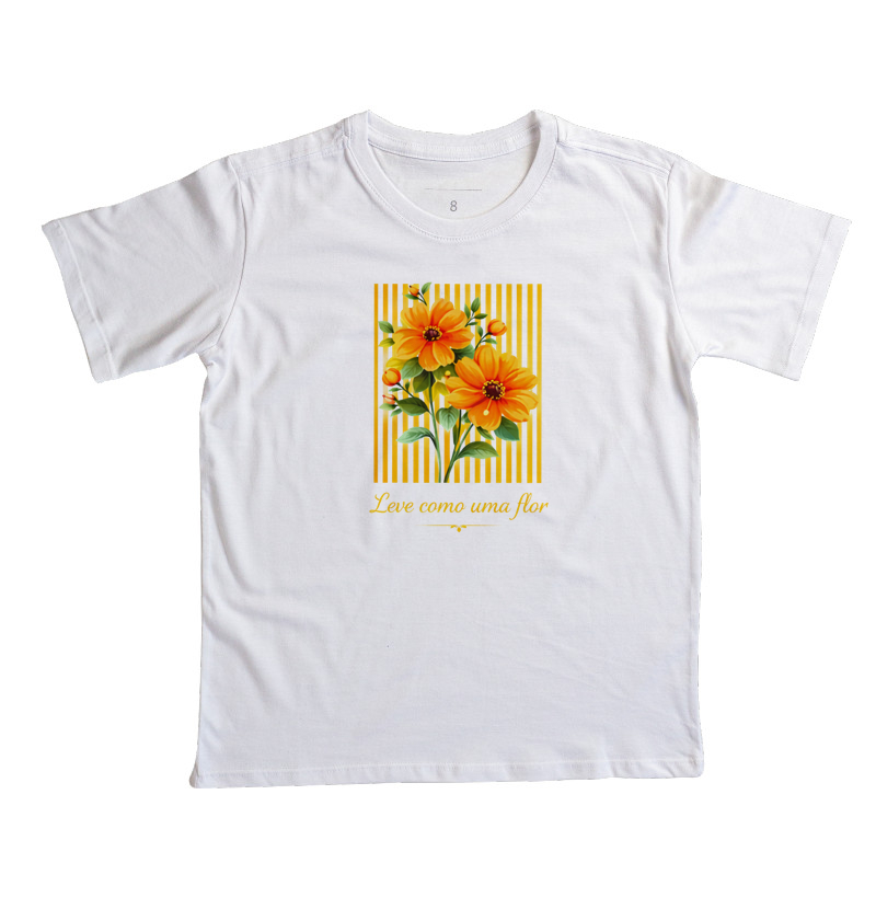 Camiseta Leve como uma flor  - Imagem 6