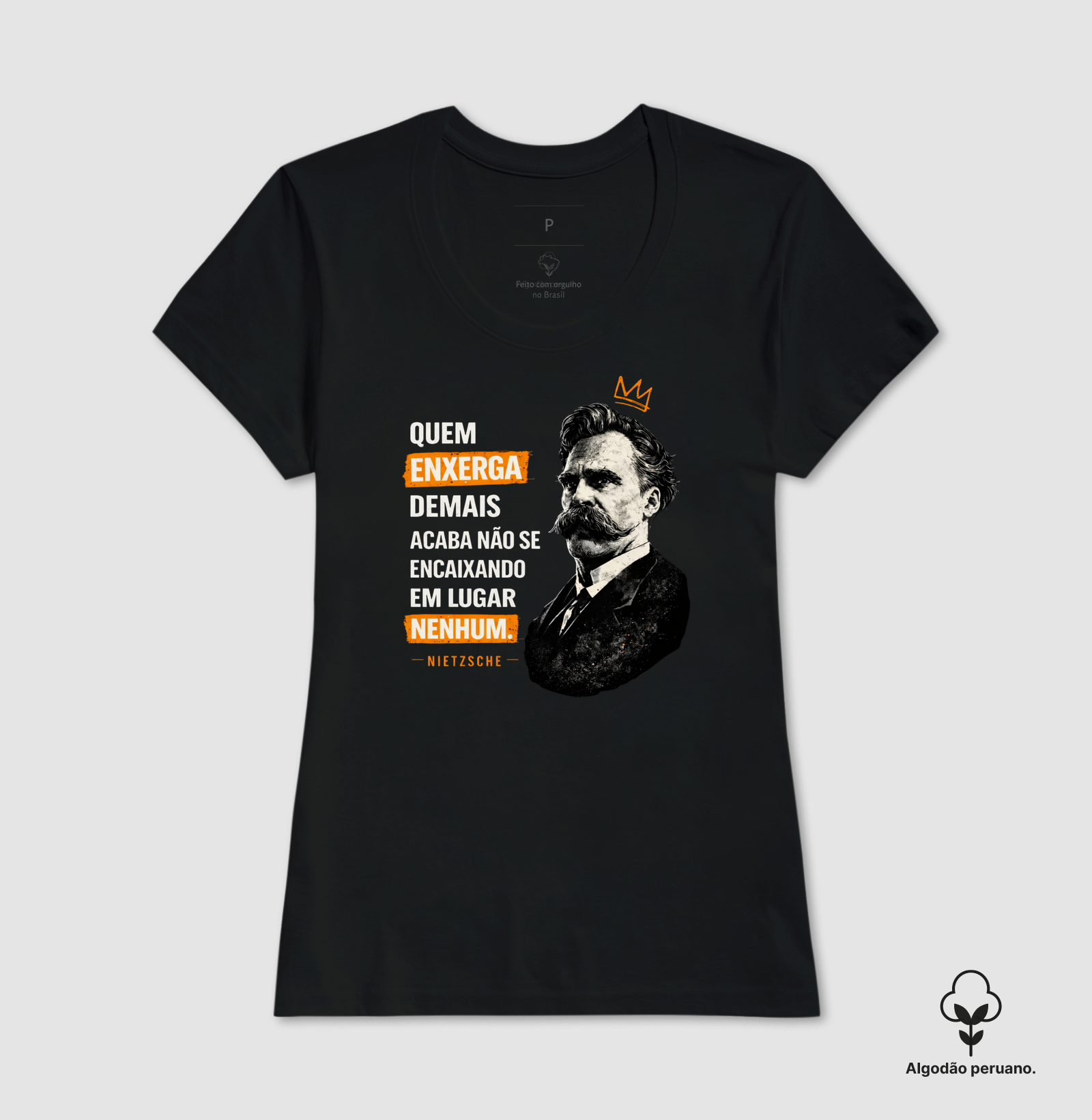Filosofia Frase de Nietzsche "Quem enxerga demais" - Imagem 6