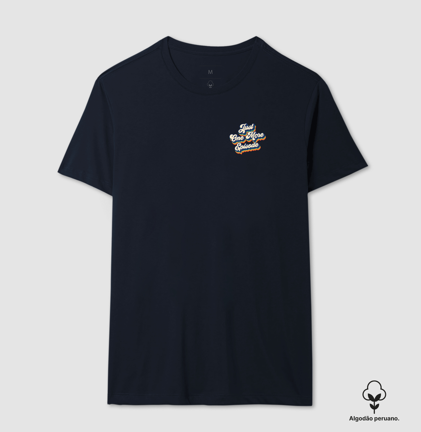 Camiseta Just One More Episode Retro Algodão Peruano - Imagem 3