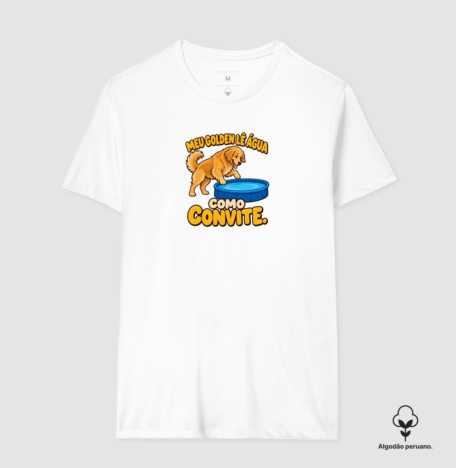 Meu Golden lê água como convite. - Imagem 2