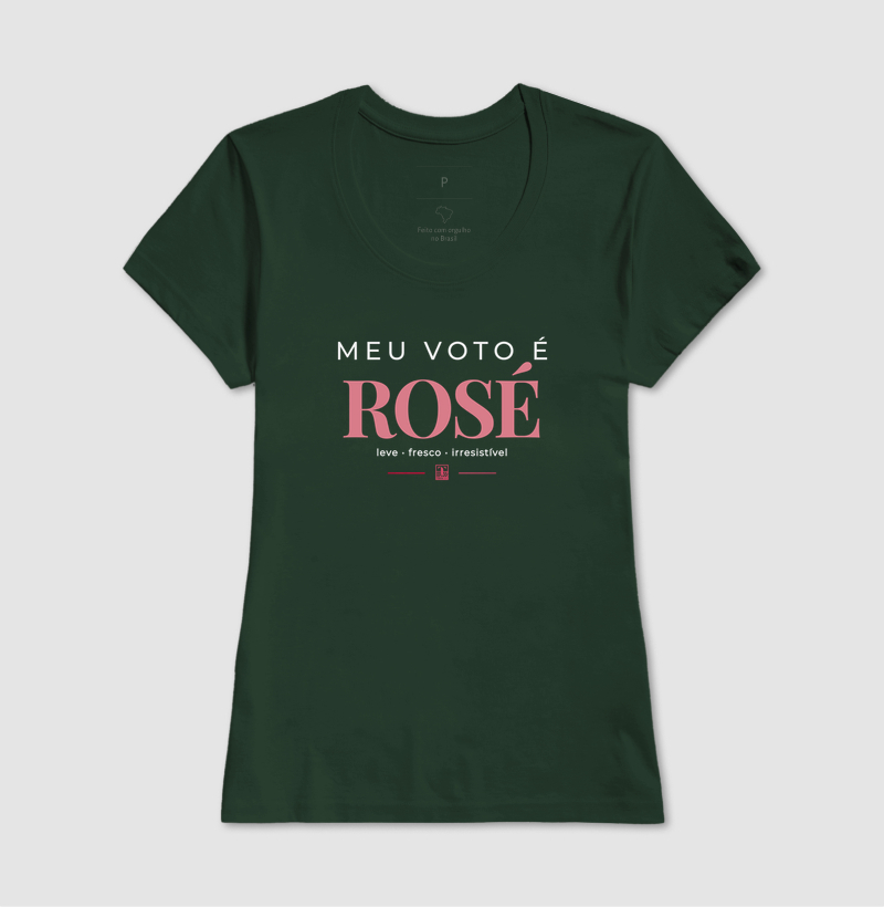 Meu Voto é Rosé – Camiseta para Amantes de Vinho Rosé - Imagem 10