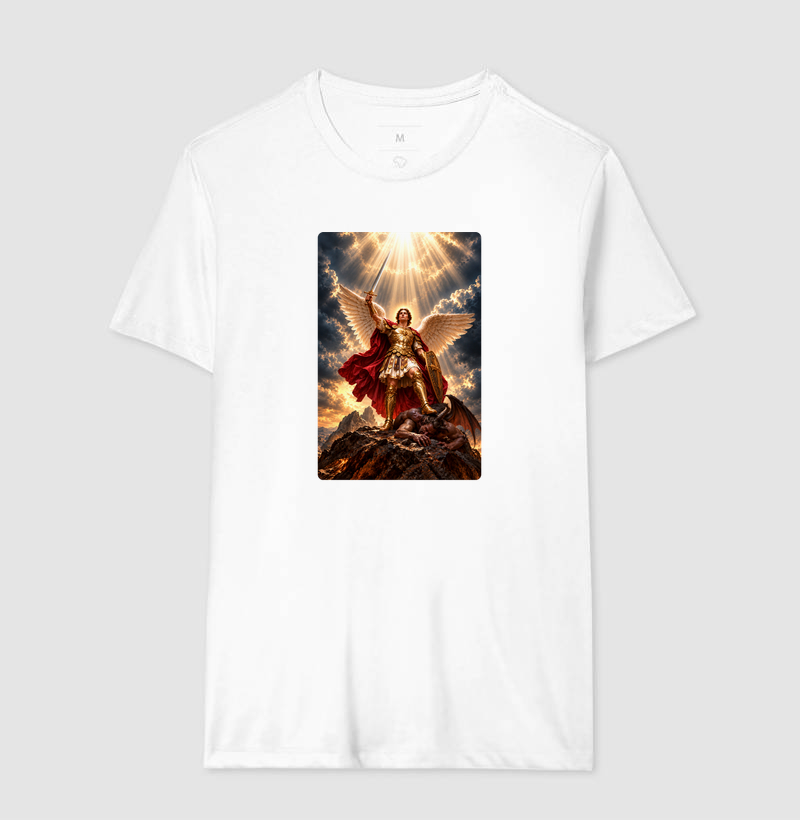 Camiseta Católica São Miguel Arcanjo Vitorioso - Imagem 4
