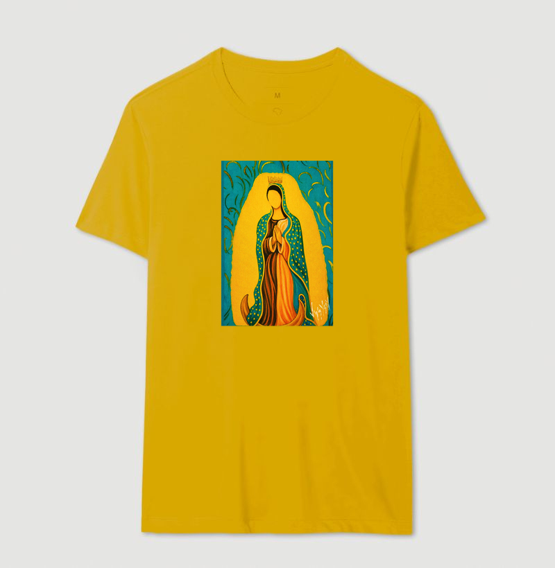 Camiseta Nossa Senhora de Guadalupe Arte Sacra - Imagem 12