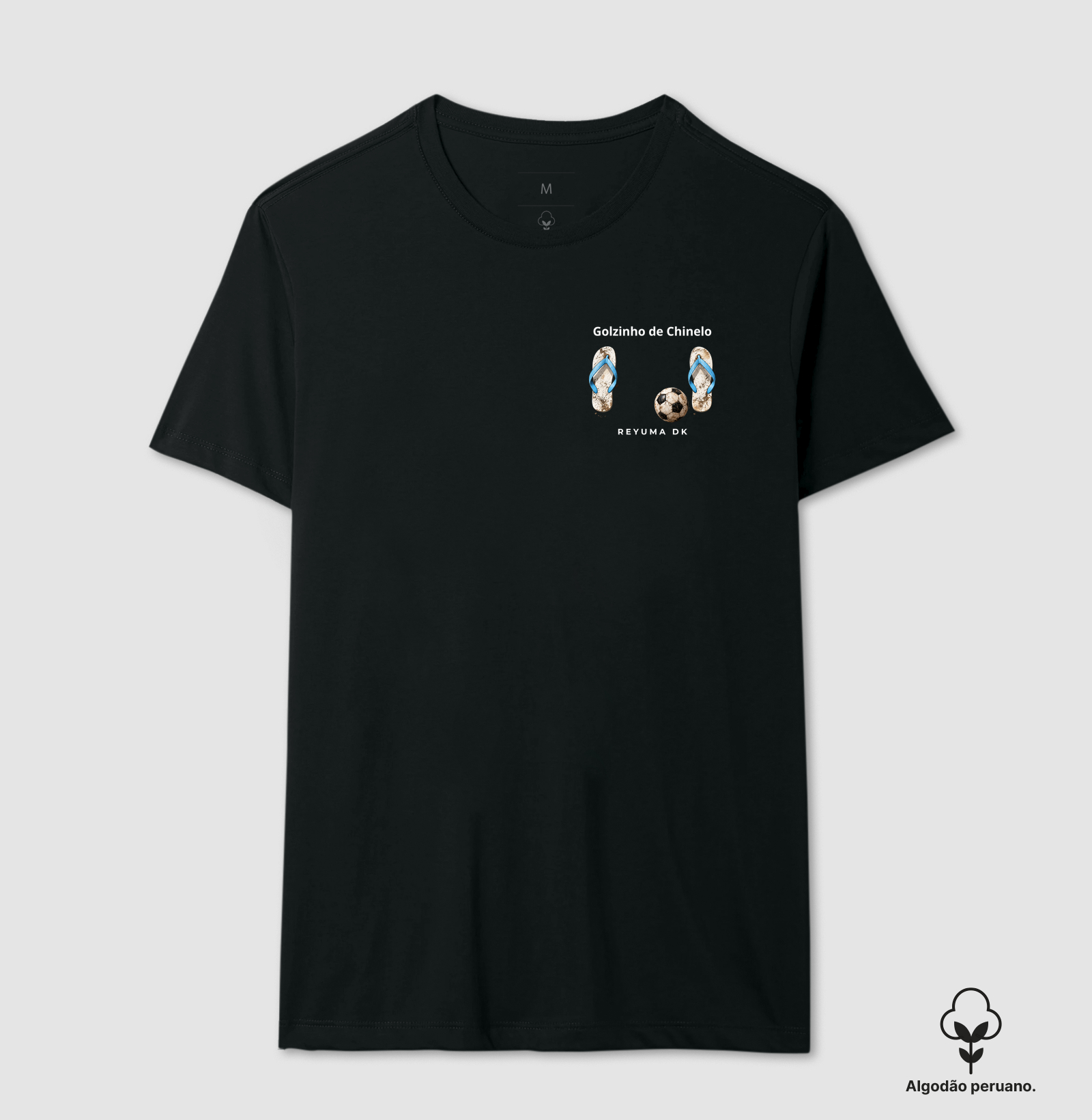 "Golzinho de Rua" - Futebol - Camiseta Algodão Peruano Masculina, Feminina e Babylook - Imagem 8