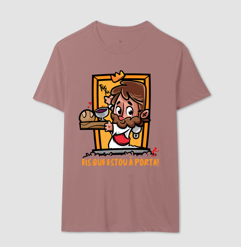 Camiseta Cristã Jesus Está à Porta - Imagem 16