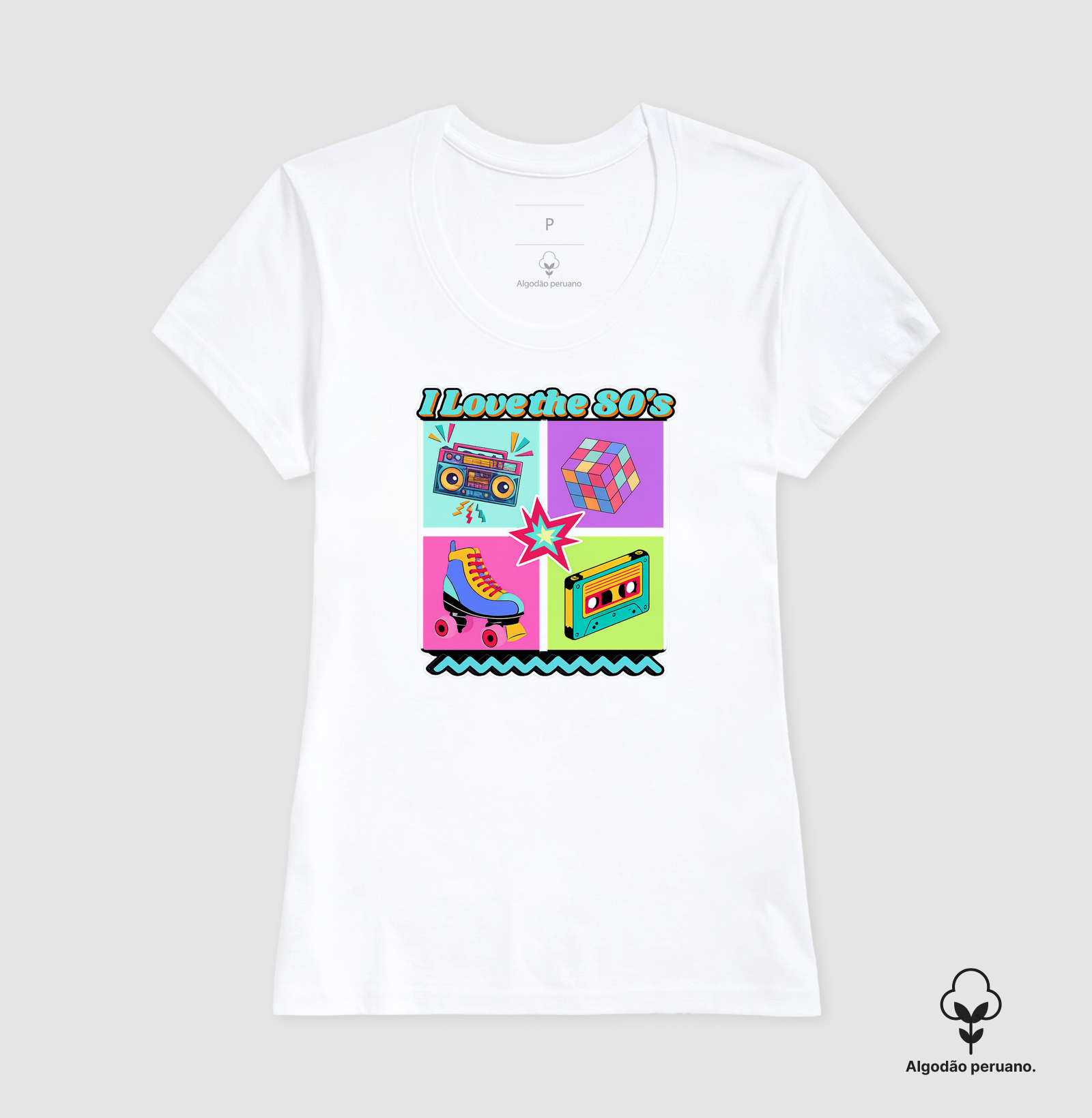 Camiseta retro Cubo Mágico - Imagem 4