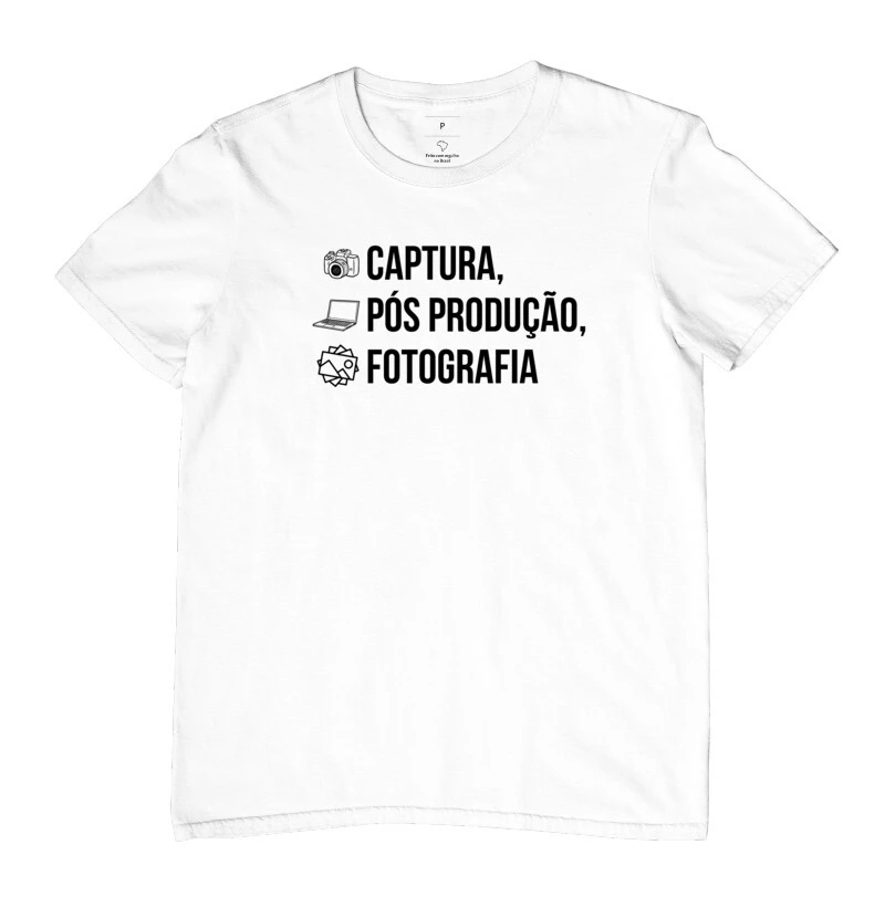 Camiseta captura, pós produção, fotografia - Imagem 4