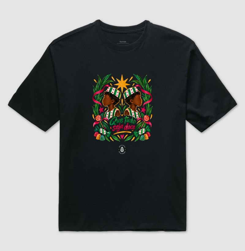 Camiseta Oversized Que tudo seja doce - Imagem 2